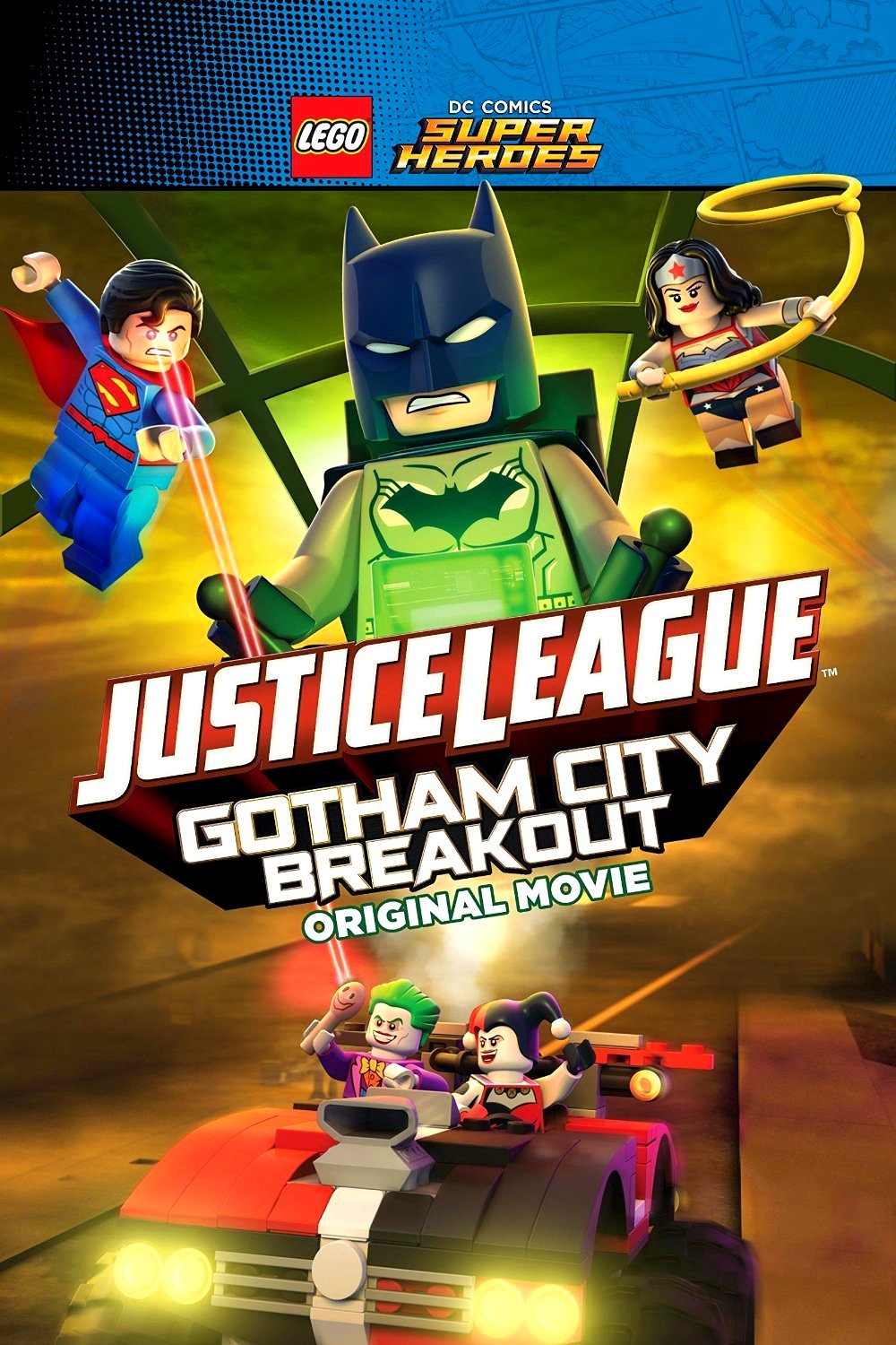 Plakat dla "Lego Liga Sprawiedliwości: Na ratunek Gotham"