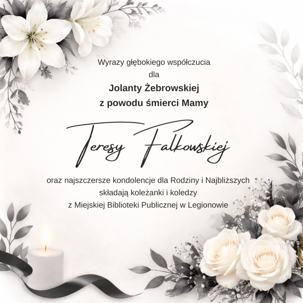 Kondolencje dla Jolanty Żebrowskiej